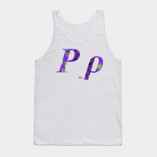 Rho Greek Alphabet Tank Top